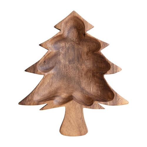 Creative Co-Op XM9388 Bowl Garden Christmas Natural Christmas Tree 1" Natural