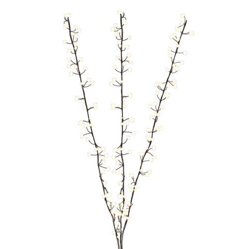 Yard Decor LED Pure White Lighted Branches 38"