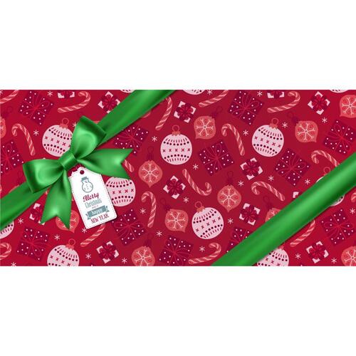 Celebrations RE2-07-16-002 Garage Door Cover Merry Christmas and Happy New Year 7 ft. x 16 ft.