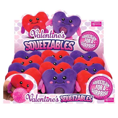 Valentines Squeezable Sponge Assorted 1 pc Assorted