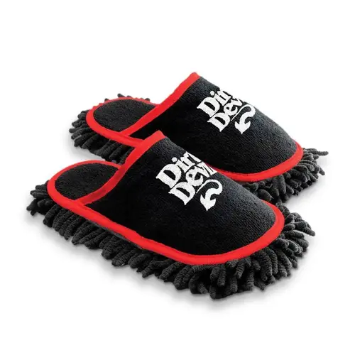 Cleaning Slippers Microfiber Black