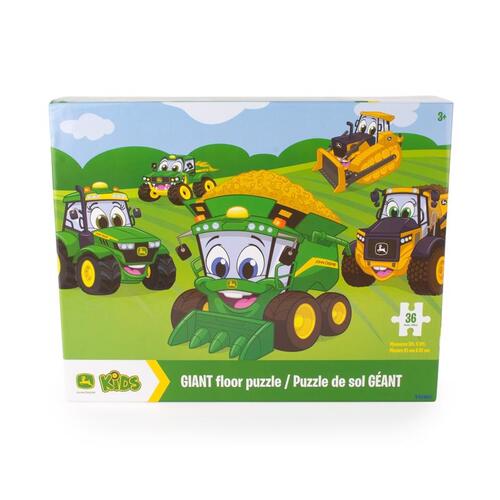 Giant Floor Puzzle John Deere Multicolored 36 pc Multicolored - pack of 6