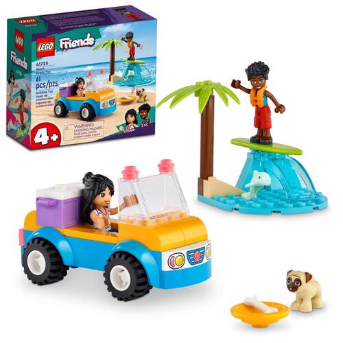 Beach Buggy Fun Toy Multicolored 61 pc Multicolored - pack of 4