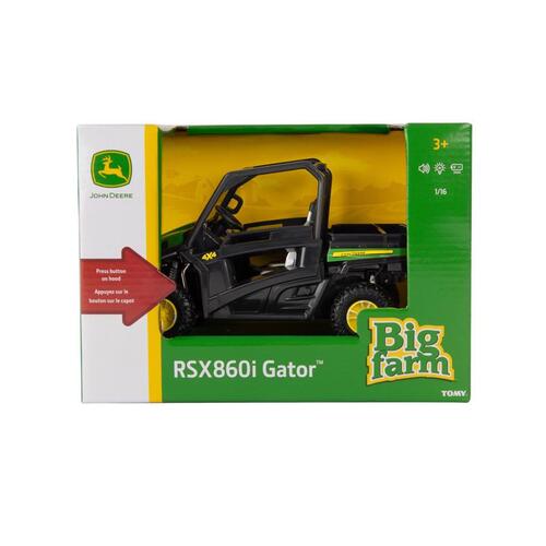 Big Farm Gator Toy John Deere Black/Green Black/Green