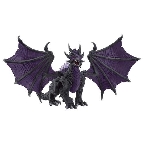 Shadow Dragon Figurine Eldrador Black/Purple Black/Purple - pack of 2