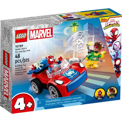 Lego 10789 Spider-Man's Car and Doc Ock ABS Plastic Multicolored 48 pc Multicolored