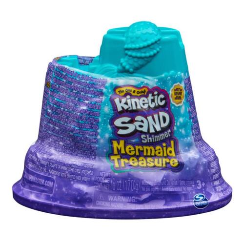 Kinetic Sand 6064334 Sand Compound Mermaid Treasure Blue Blue