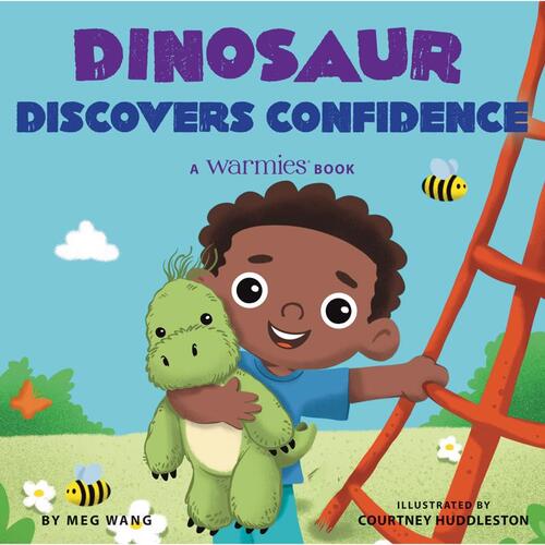 Warmies BK-DINOSAUR-1 Storybook Dinosaur Discovers Confidence