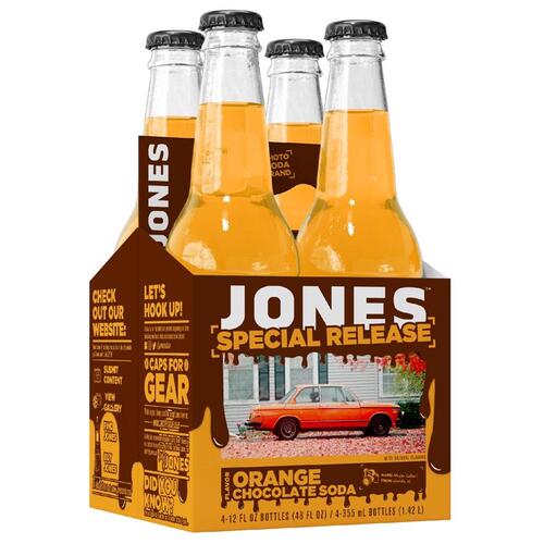 Jones Soda JU-499 Cane Sugar Soda Special Release 12 oz