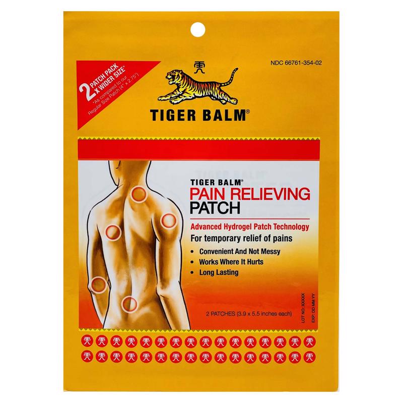 Tiger Balm T-32207 Pain Relief Patch Large 2 pc