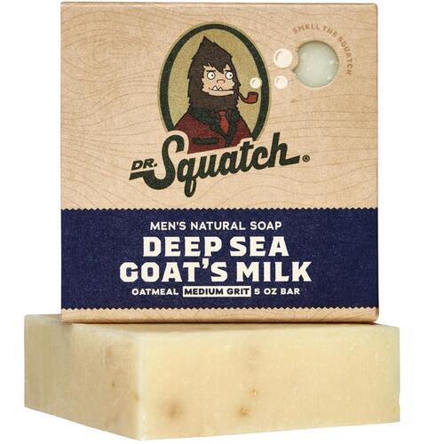 Dr. Squatch WH-BAR-DSG-01 Bar Soap Deep Sea Goat's Milk Scent 5 oz