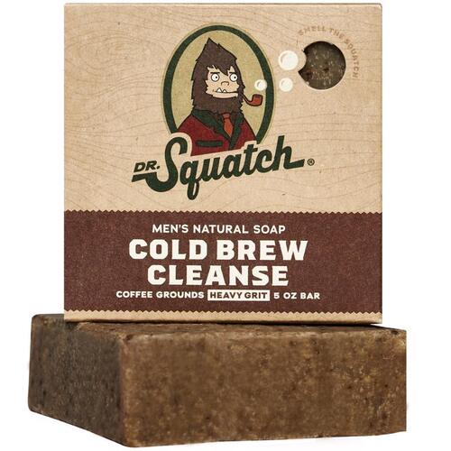 Dr. Squatch WH-BAR-COF-01 Bar Soap Cold Brew Cleanse Scent 5 oz