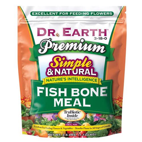 Dr. Earth 722 Bone Meal Pure & Natural Organic Granules 2.5 lb