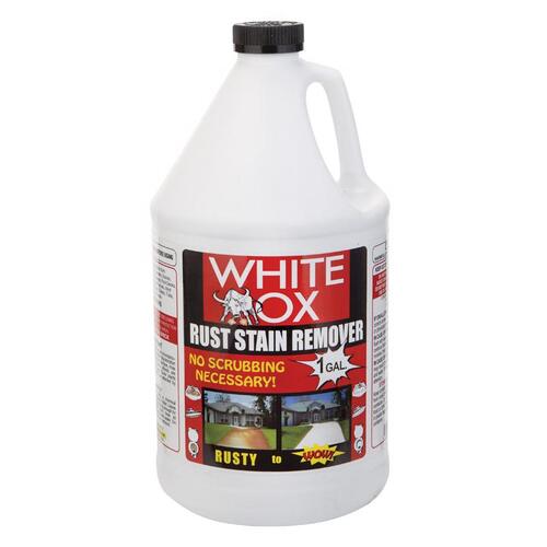 White Ox WOL1-XCP4 Rust Stain Remover No Scent 1 gal Liquid - pack of 4