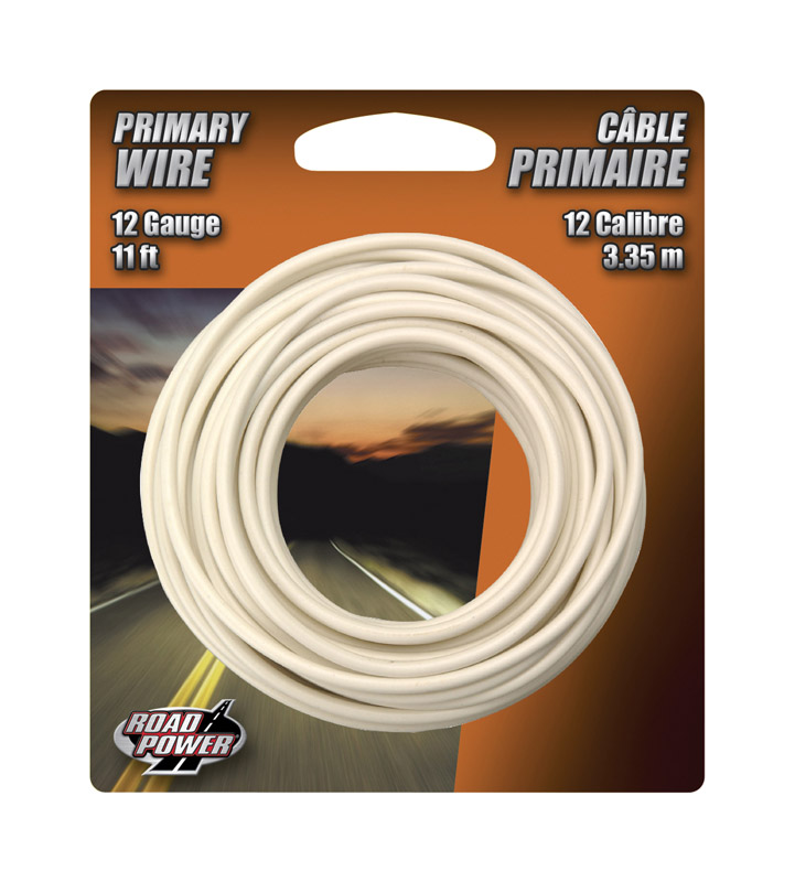 SOUTHWIRE COMPANY 55671433 Primary Wire 11 ft. Stranded 12 Ga. White White