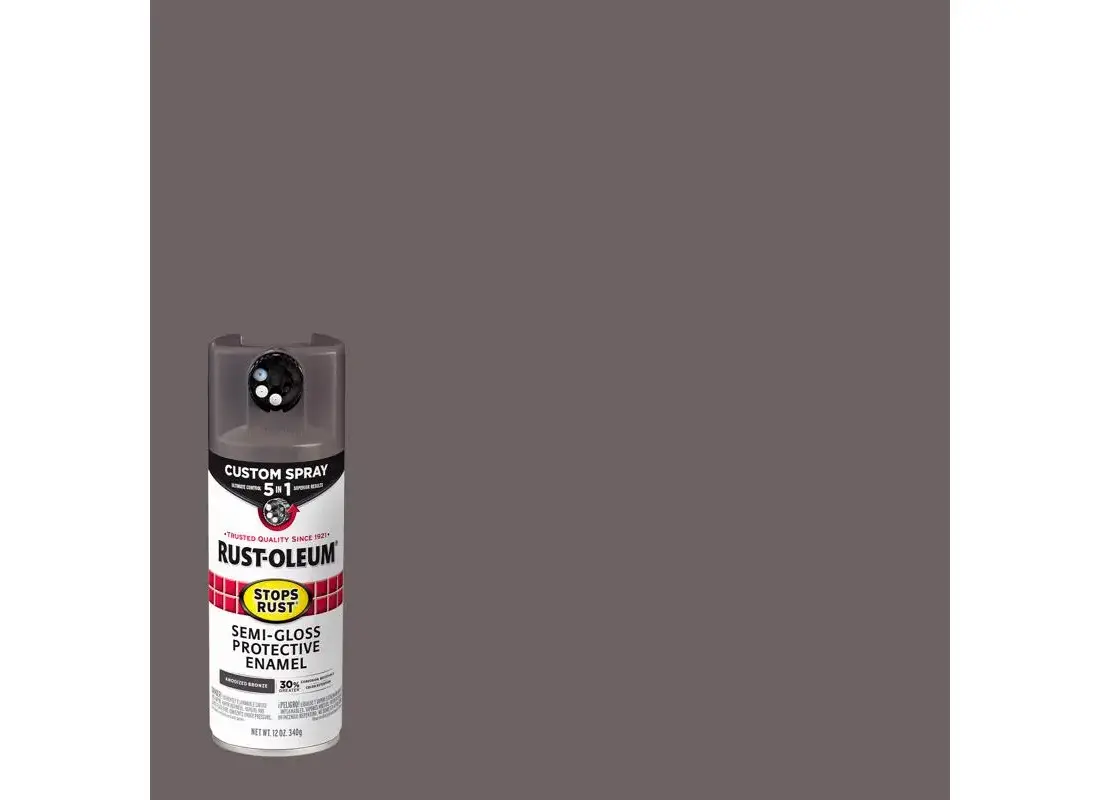 Rust-Oleum 376911 Spray Paint Stops Rust Custom Spray 5-in-1 Semi - Main Image