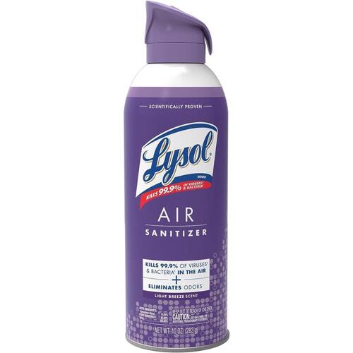LYSOL 1920099394 Air Sanitizer Light Breeze Scent 10 oz