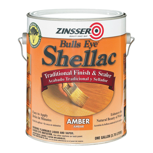 Zinsser 0701-XCP2 Bulls Eye Amber Shellac, Gallon - pack of 2