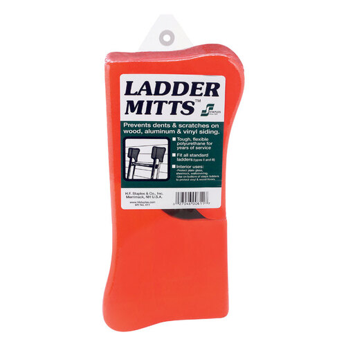 STAPLES H F 611 Ladder Mitts Polyurethane Red Red