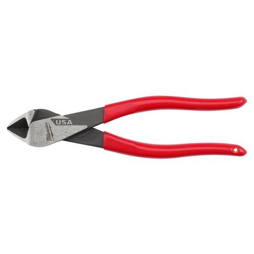 Diagonal Pliers 8.29" Forged Steel Red