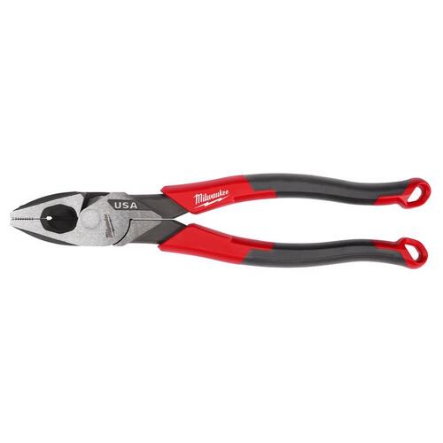 Lineman's Pliers 9.61" Forged Steel Red