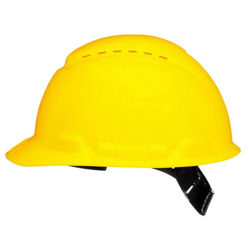 CHH-P-Y12 Hard Hat, 4-Point Suspension, Polyethylene Shell, Yellow, Class: E, G