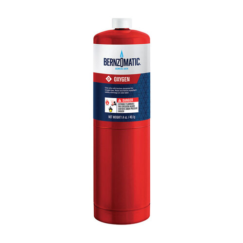 BernzOmatic 333251-XCP4 Torch Cylinder, Oxygen, 1.4 oz - pack of 4