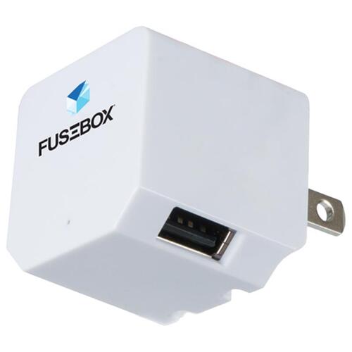 FuseBox 131 0806 FB2 Cell Phone Charger NeverBlock 2400 mAh White