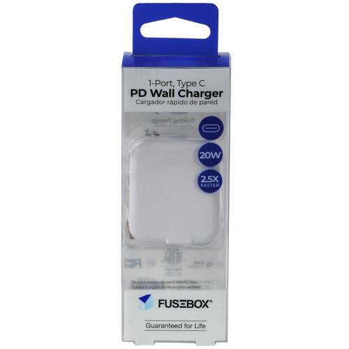 E FILLIATE 131 3618 FB2 USB Wall Charger White