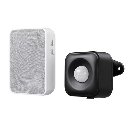 Smart Doorbell Motion Sensor Heath Zenith Black/White Plastic Wireless Black/White