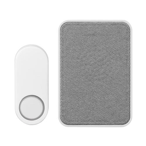 Heath Zenith 18000153 Doorbell Kit Gray/White Plastic Wireless Gray/White