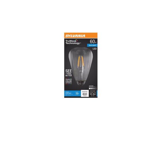 Sylvania 41331 LED Bulb Truwave ST19 E26 (Medium) Daylight 60 Watt ...