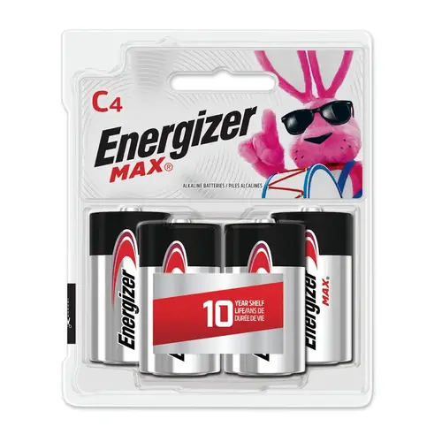 Battery, 1.5 V Battery, 8 Ah, C Battery, Alkaline, Manganese Dioxide, Zinc