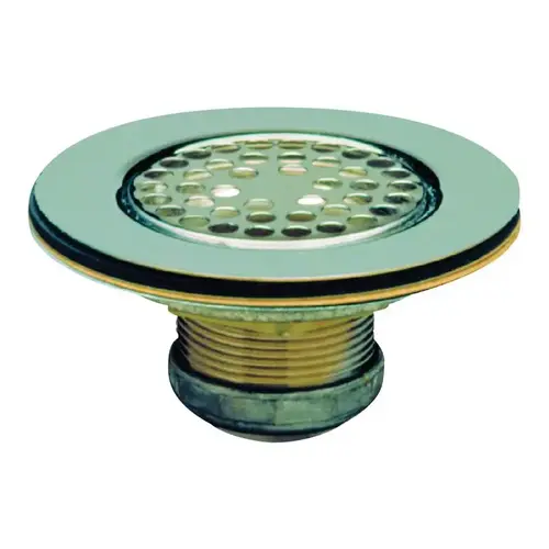 Sink Strainer 4-1/2" Polished Stainless Steel Polished