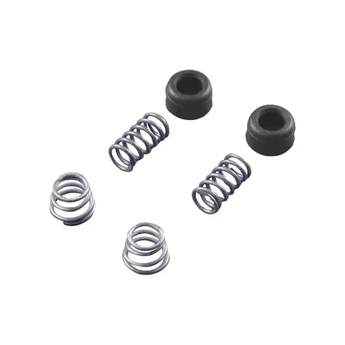 DL-17 Series Seat and Spring Kit, Rubber/Stainless Steel, Black - pack of 2