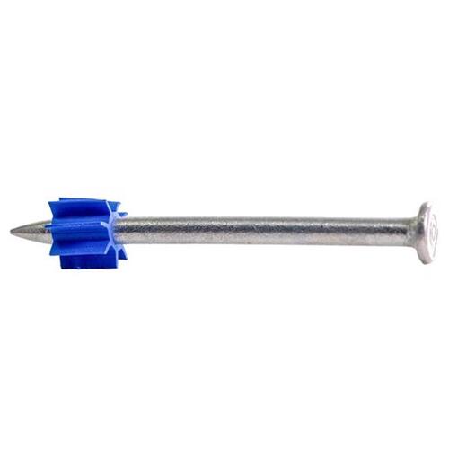 BLUE POINT FASTENING PD63F10 Drive Pin, 0.14 in Dia Shank, 2-1/2 in L, Plain - pack of 100