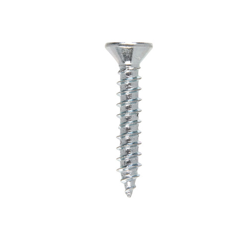 Wood Screws, Zinc, Phillips Head, 8 x 1-In - pack of 100 Zinc-Plated