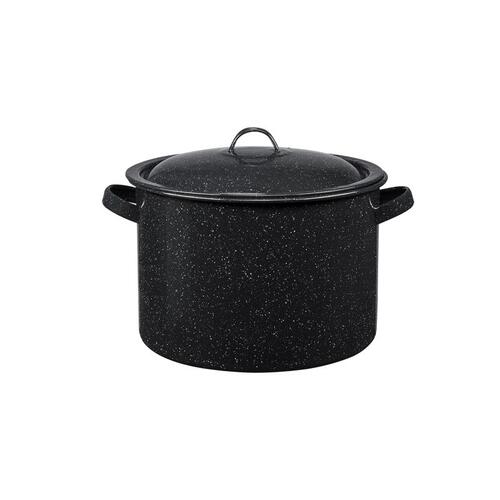 Stew Pot With Lid, Non-Stick Enamel On Steel, 7.5-Qt.