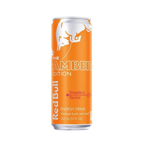 RED BULL NORTH AMERICA INC RB240073 Energy Drink Amber Edition Strawberry Apricot 12 oz