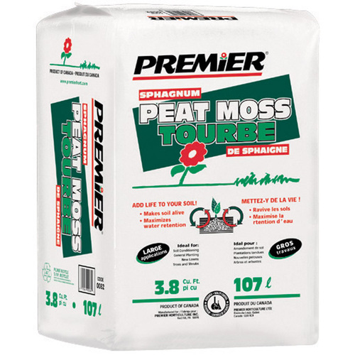 Premier 0082P Sphagnum Peat Moss Organic 3.8 ft