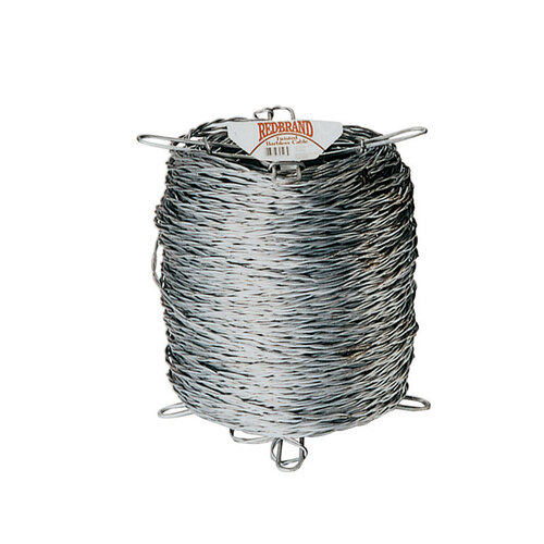 Barbless Cable, 1320 ft L, 12.5 ga Gauge, Galvanized Steel