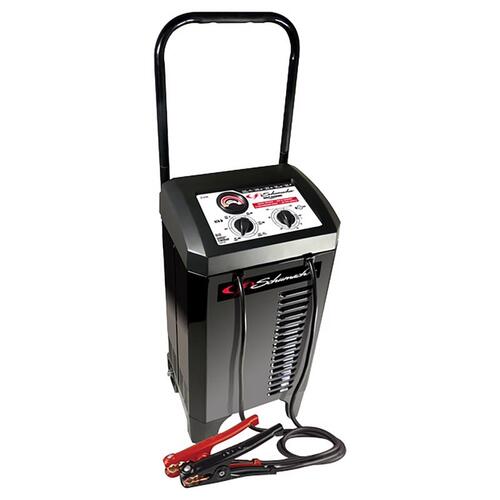 Manual Battery Charger, 6/12 V Output, 10 A Charge, 200 A Engine Start