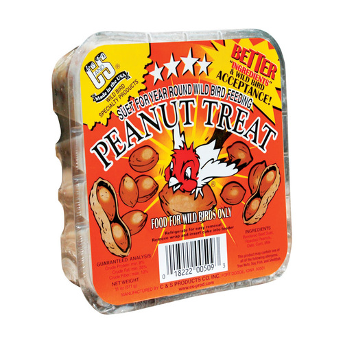 Wild Bird Food Peanut Treat Assorted Species Beef Suet 11 oz