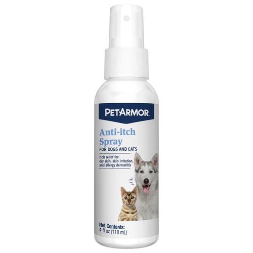 SERGEANT'S PET 02713 Anti-Itch Spray, Liquid, Adult Lifestage, 4 oz Bottle