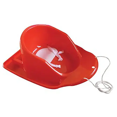 Paricon 625-XCP6 Flyer Toddler Boggan, Flexible, 18 Months to 4-Years Capacity, Plastic, Red - pack of 6