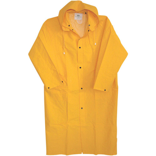 Rain Jacket Yellow PVC-Coated Rayon L Yellow