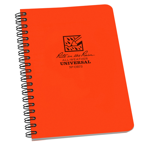 Notebook, Universal Pattern Sheet, 4-5/8 x 7 in Sheet, 32-Sheet, Gray Sheet