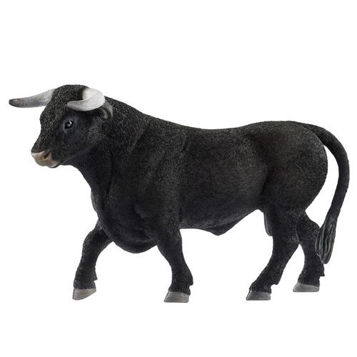 Black Bull Toy Farm World Plastic Black Black