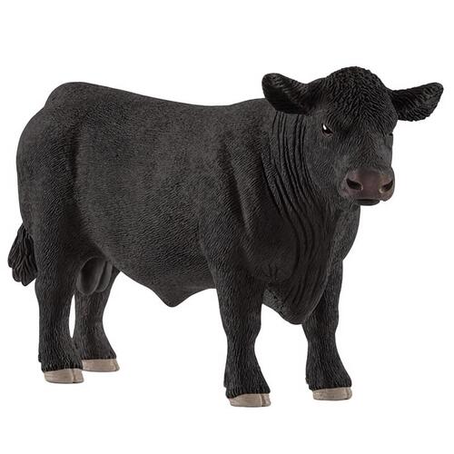 Schleich-S 13879 Angus Bull Toy Farm World Plastic Black Black