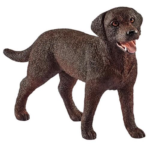 Labrador Retriever Femal Toy Farm World Plastic Black Black - pack of 5